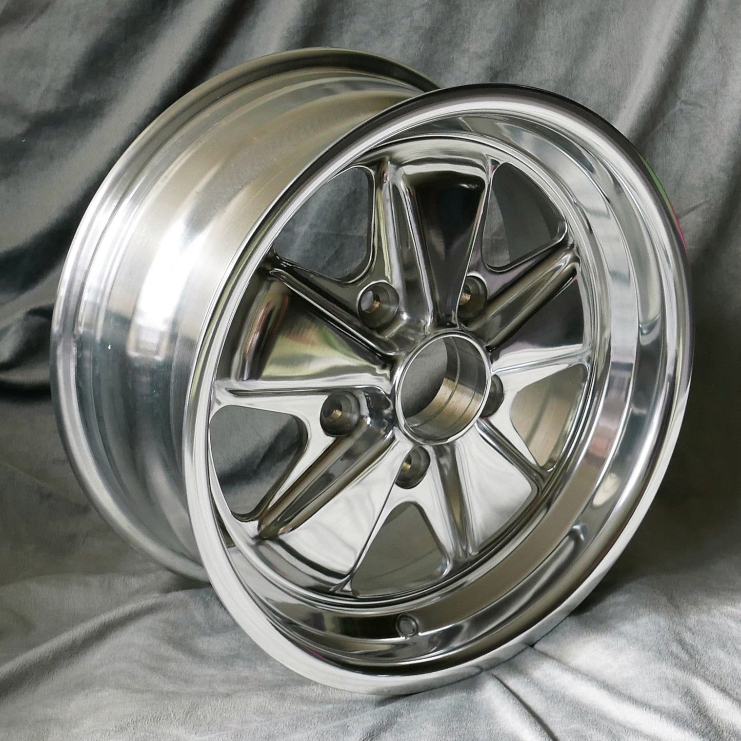 Porsche Fuchs Polished Style 15x7" Alloy Wheel [72 Design](5x130 PCD)(ET+23.3)