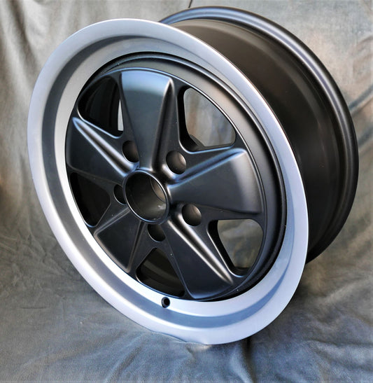 Maxilite Fuchs 17x7” 5x130 PCD ET+23.3 Matt Black/D-Cut Alloy Wheel