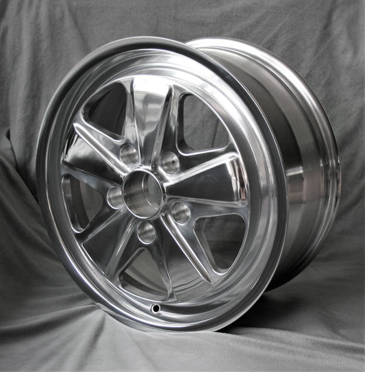 Maxilite Fuchs 17x7.5" 5x130 PCD ET+52 Fully Polished Alloy Wheel