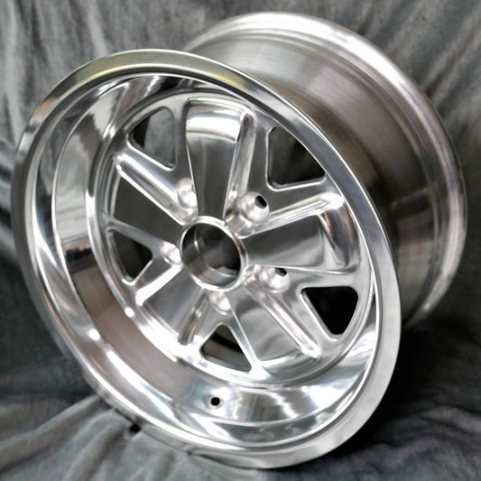 Maxilite Fuchs 16x8” 5x130 PCD ET+10.6 Fully Polished Alloy Wheel