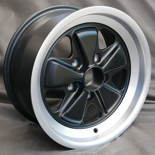 Maxilite Fuchs 16x8” 5x130 PCD ET+23.3 Matt Black/D-Cut Alloy Wheel