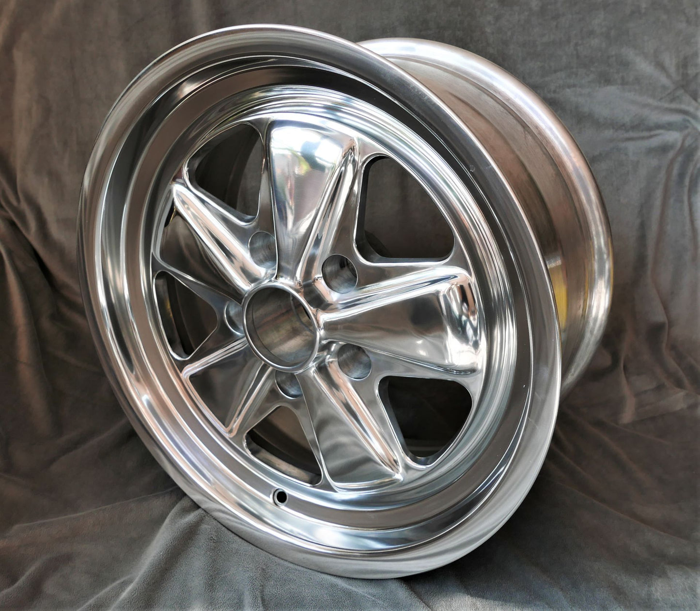 Porsche Fuchs Polished Style 17x8" Alloy Wheel (5x130 PCD) (ET+10.6)