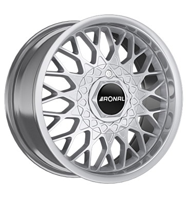 Ronal LS 15x7.5" 4x100 PCD ET+25 Silver/D-Cut Alloy Wheel 57CB