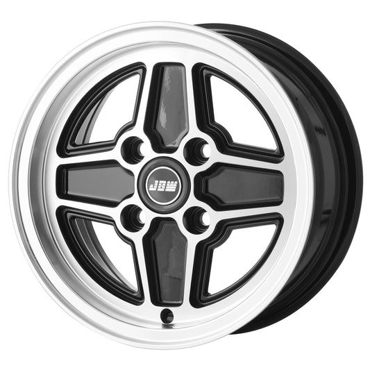 JBW Ford RS Ronal Style 13x6" 4x108 PCD ET+16 BLK/DCUT Alloy Wheel