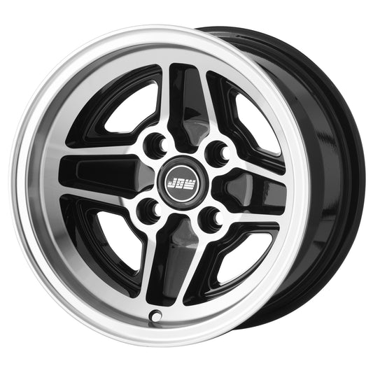 JBW Ford RS Ronal Style 13x7.5" 4x108 PCD ET-19 BLK/DCUT Alloy Wheel