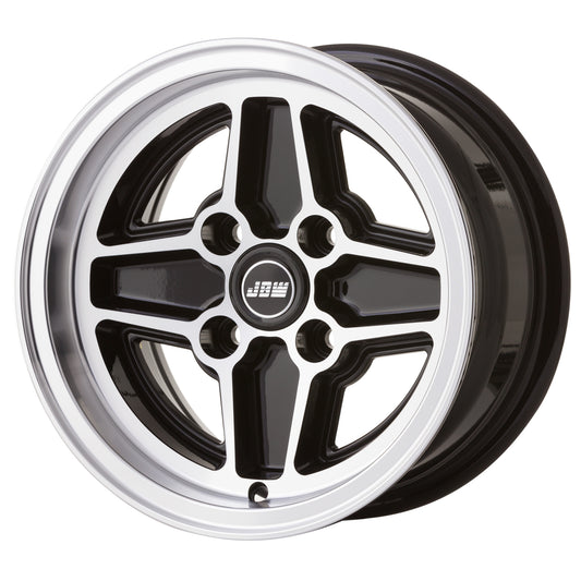 JBW Ford RS Ronal Style 13x7" 4x108 PCD ET+6 BLK/DCUT Alloy Wheel