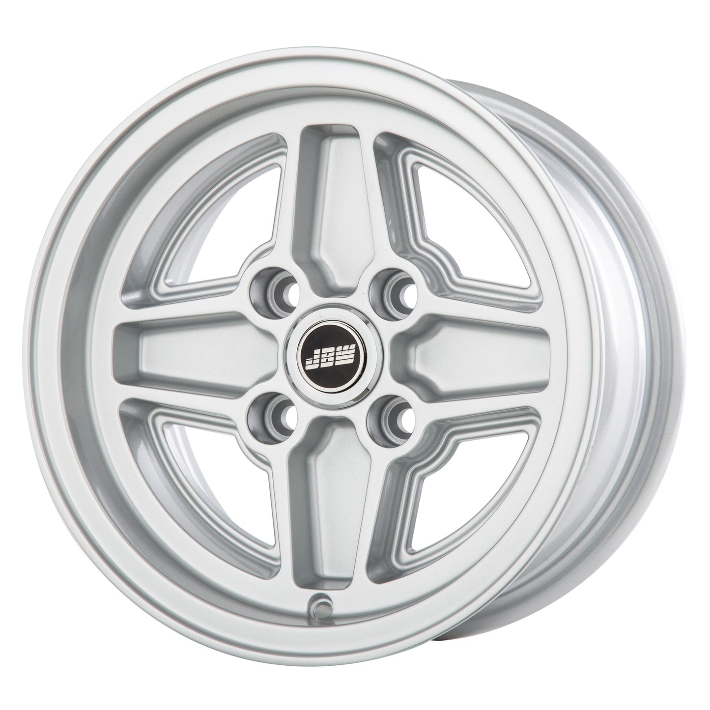 JBW Ford RS Ronal Style 13x7" 4x108 PCD ET+6 Silver Alloy Wheel