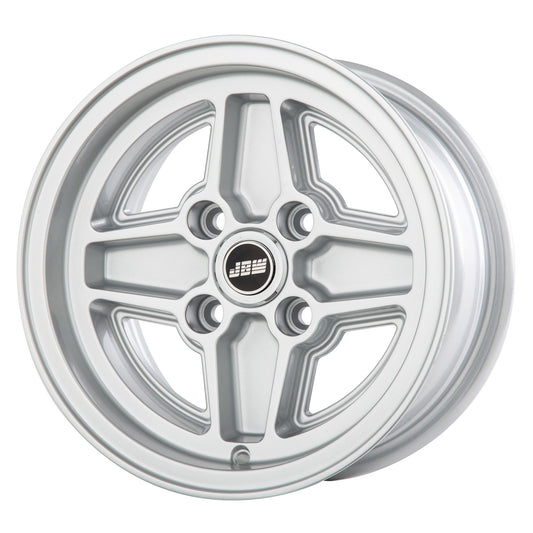 JBW Ford RS Ronal Style 13x7" 4x108 PCD ET+6 Silver Alloy Wheel