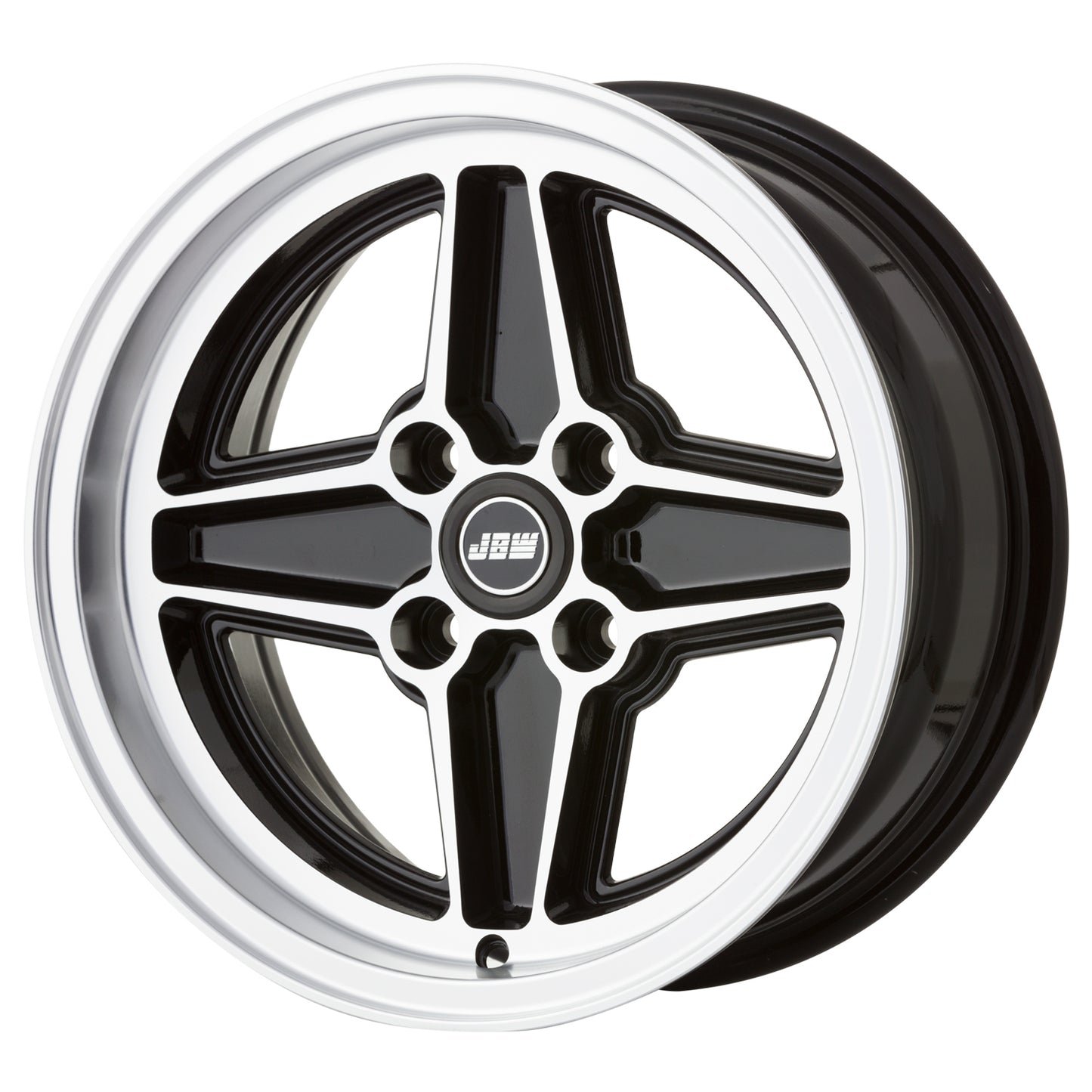 JBW Ford RS Ronal Style 15x7" 4x108 PCD ET+5 BLK/DCUT Alloy Wheel