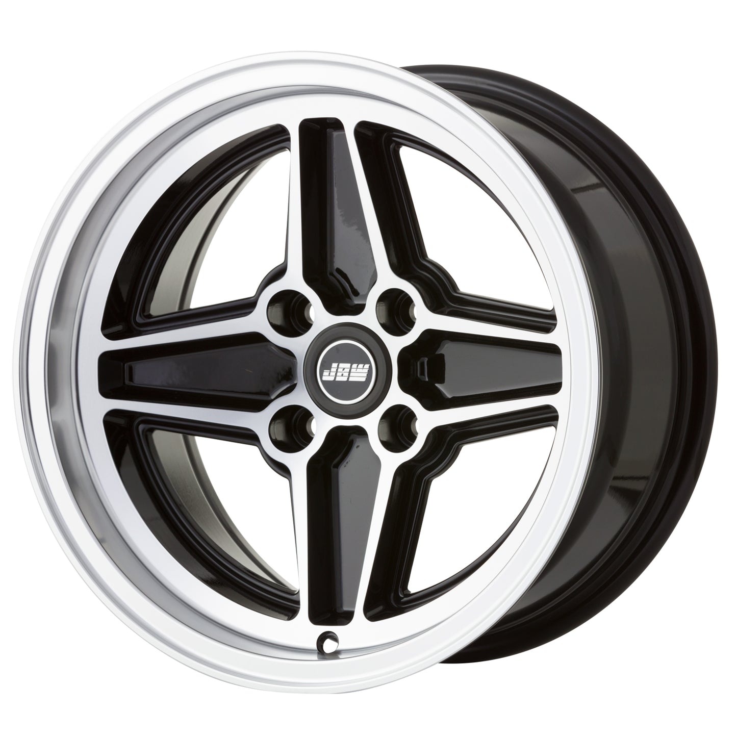 JBW Ford RS Ronal Style 15x8" 4x108 PCD ET-8 BLK/DCUT Alloy Wheel