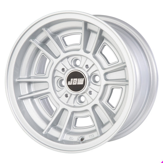 JBW Cromodora CD66 13x7" 4x100 PCD ET+10 Silver Alloy Wheel