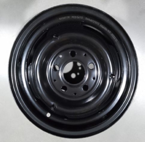 Maxilite OEM Steel 14x6" 5x112 PCD ET+30 Black Mercedes Wheel