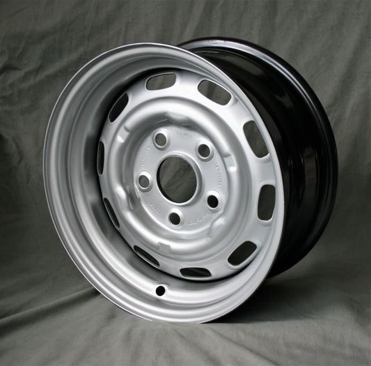 Maxilite OEM Steel 15x7" 5x130 PCD ET+23.3 Silver Porsche Wheel