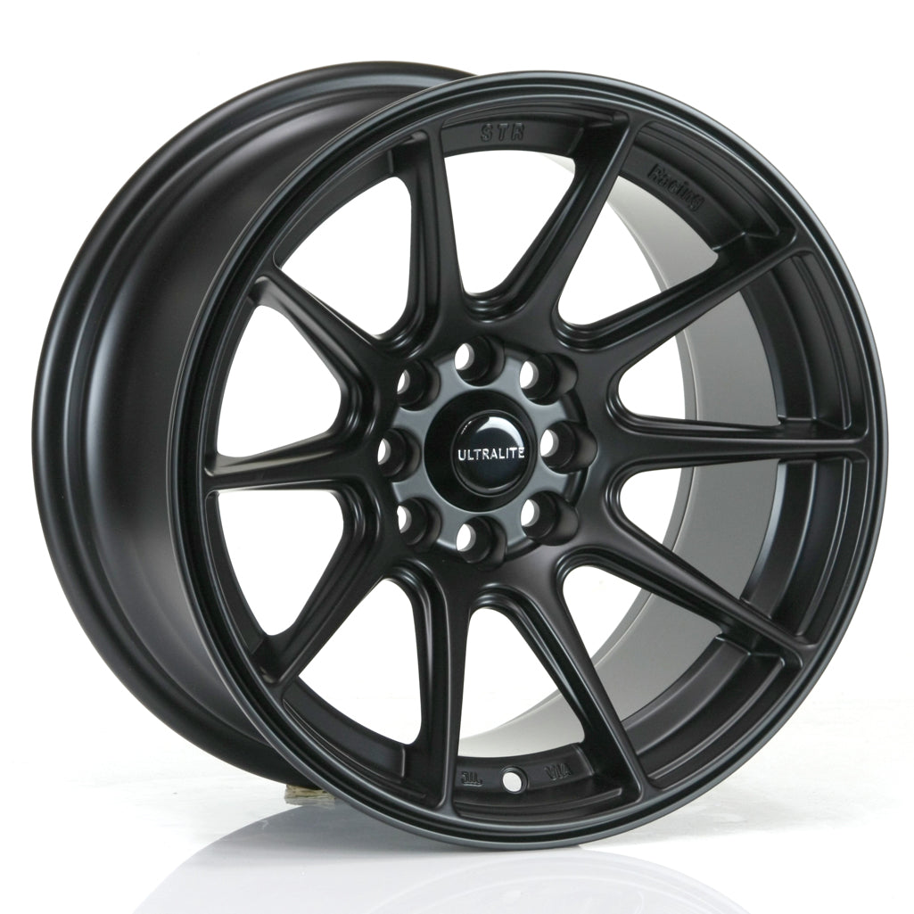 Ultralite UL11 15x8" 4x100 PCD+4x108 PCD ET+0 Matt Black Alloy Wheel