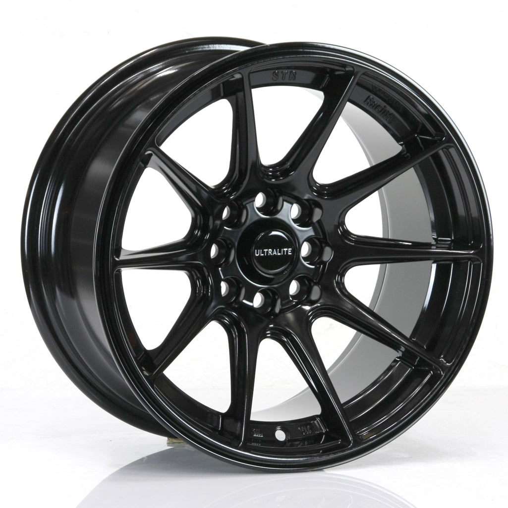 Ultralite UL11 15x8" 4x100 PCD+4x108 PCD ET+0 Gloss Black Alloy Wheel