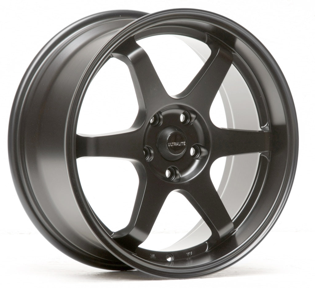 Ultralite UL37 18x8" 5x114.3 PCD ET+35 Matt Black Alloy Wheel