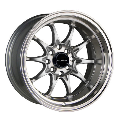 Ultralite UL48 15x8" 4x100 PCD+4x108 PCD ET+0 Silver Metallic/D-Cut Alloy Wheel