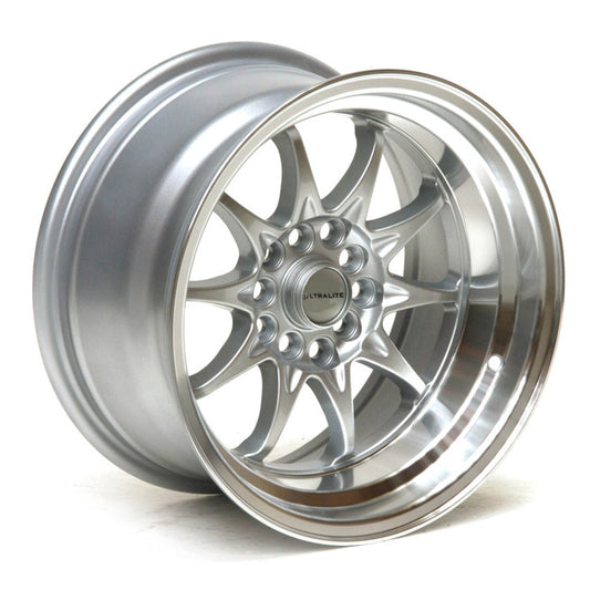 Ultralite UL48 15x8" 5x100 PCD+5x112 PCD ET+0 Silver/D-Cut Alloy Wheel