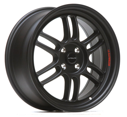 Ultralite F1 17x7.5" 4x100 PCD ET+42 Matt Black Alloy Wheel