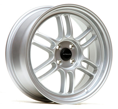 Ultralite F1 17x7.5" 4x108 PCD ET+42 Gloss Silver RPF1 Style Alloy Wheel
