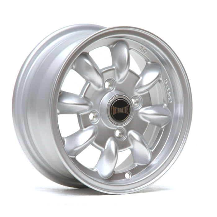 Ultralite Minilite 12x5" 4x101.6 PCD ET+30 Silver Alloy Wheel