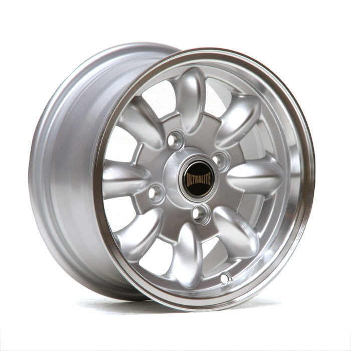 Ultralite Minilite 12x5.5" 4x101.6 PCD ET+30 Silver/D-Cut Alloy Wheel