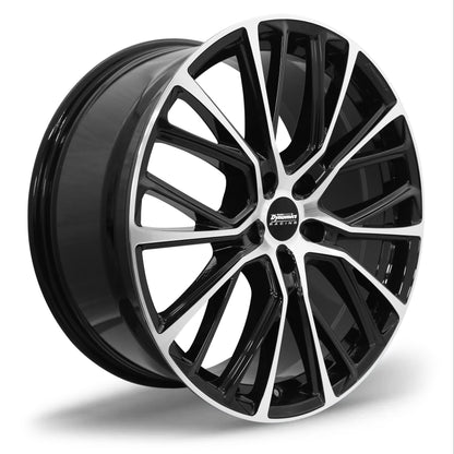 Team Dynamics Volt 20x9" 5x120 PCD ET+40 VW Transporter Black/DCUT Alloy Wheel