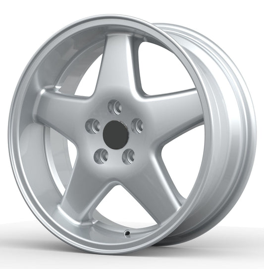 Maxilite Polaris Style 17x7" 5x108 PCD ET+20 Silver Alloy Wheel