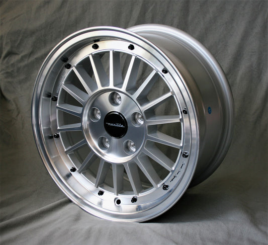 Maxilite WCHE 15x7" 5x120 PCD ET+20 Silver/D-Cut Alloy Wheel