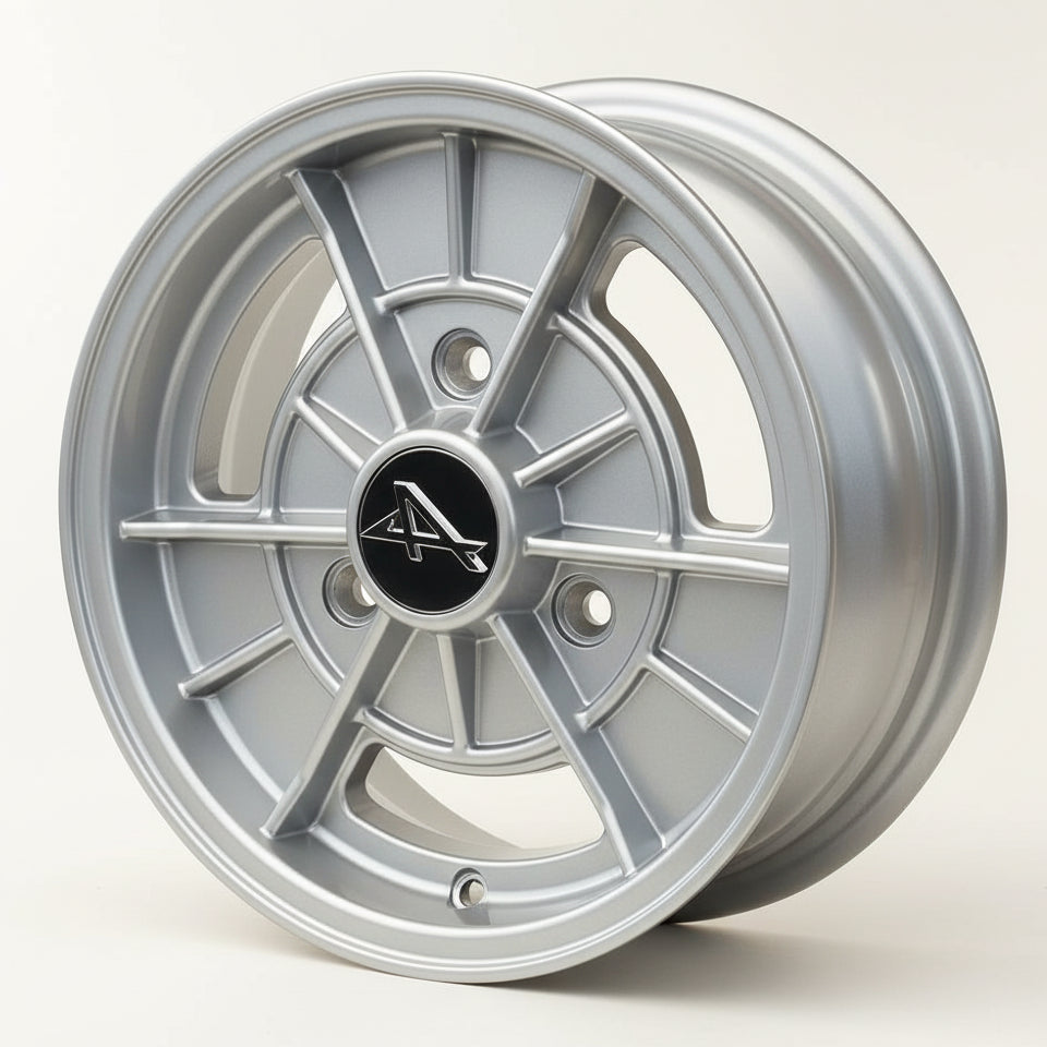 Maxilite A110 13x5” 3x150 PCD ET+24 Silver Alloy Wheel