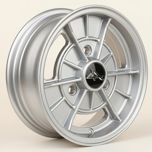Maxilite A110 13x5” 3x150 PCD ET+24 Silver Alloy Wheel