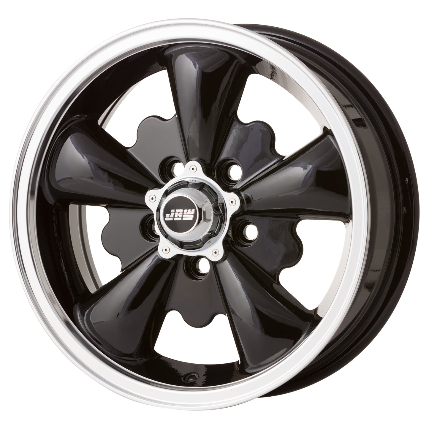 JBW AC5 EMPI Style 15x5.5" 5x112 PCD ET+20 Black/D-Cut Alloy Wheel