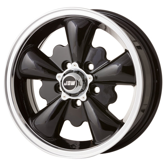 JBW AC5 EMPI Style 15x5.5" 5x112 PCD ET+20 Black/D-Cut Alloy Wheel