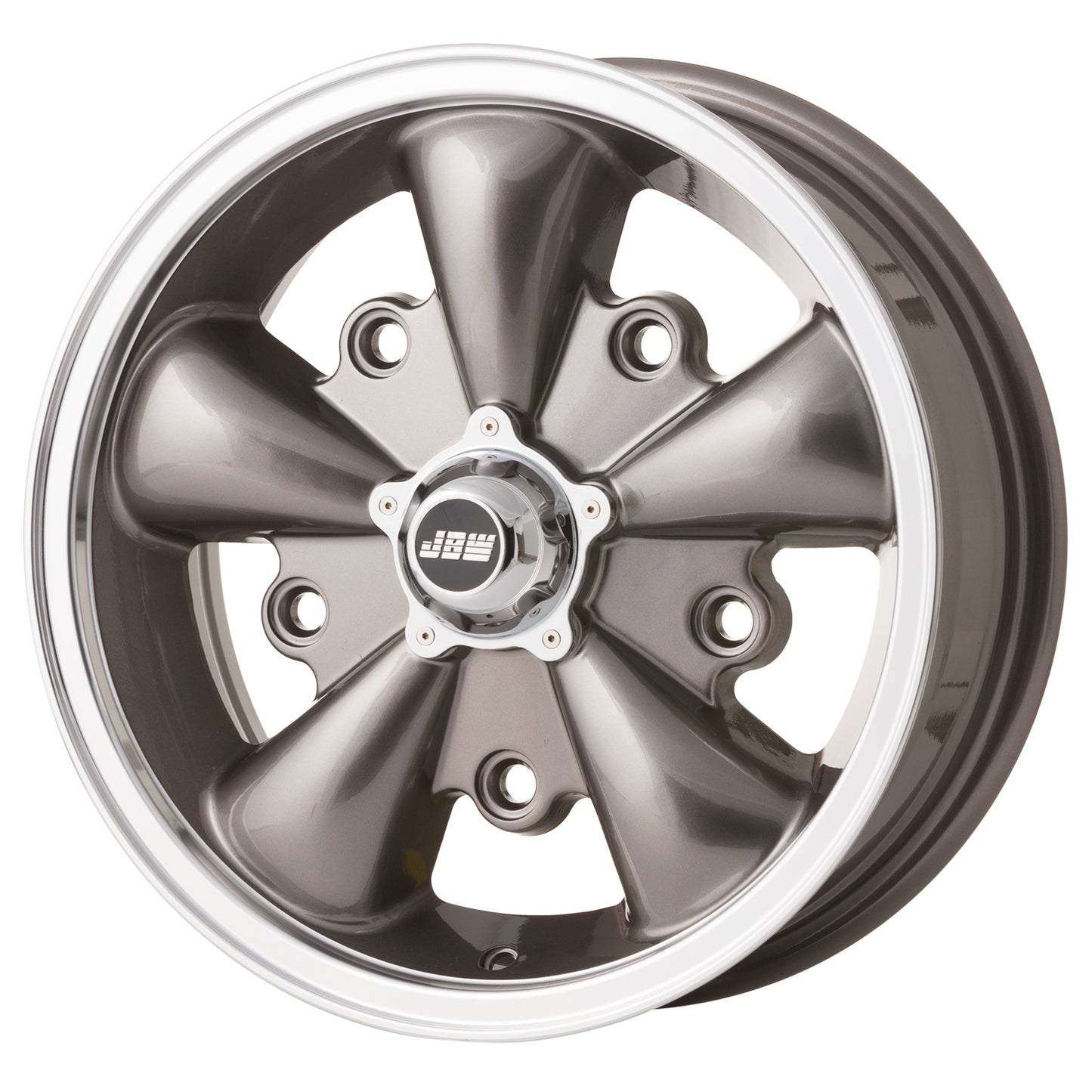 JBW AC5 EMPI Style 15x5.5" 5x205 PCD ET+20 Grey/D-Cut Alloy Wheel