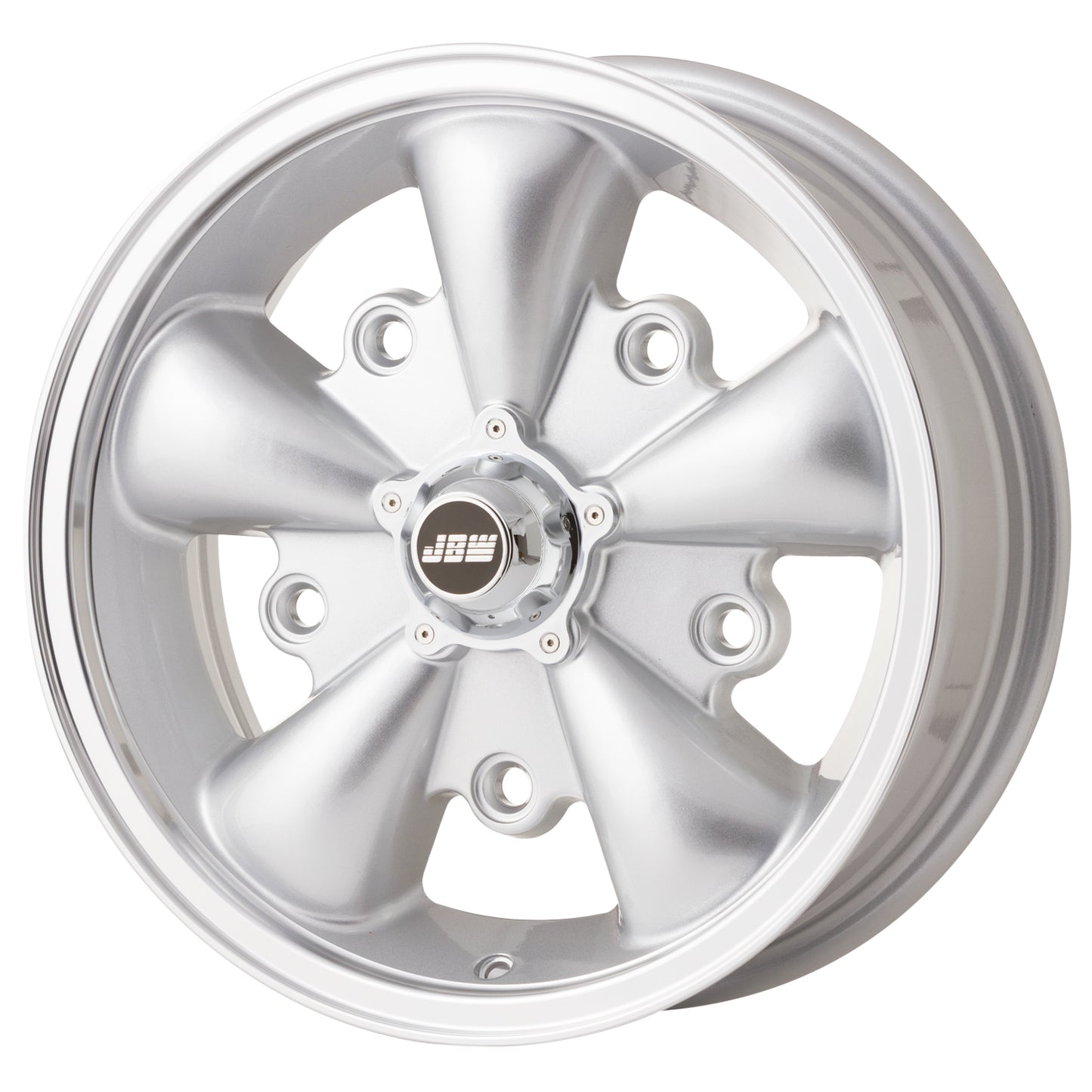 JBW AC5 EMPI Style 15x5.5" 5x205 PCD ET+20 Silver/D-Cut Alloy Wheel