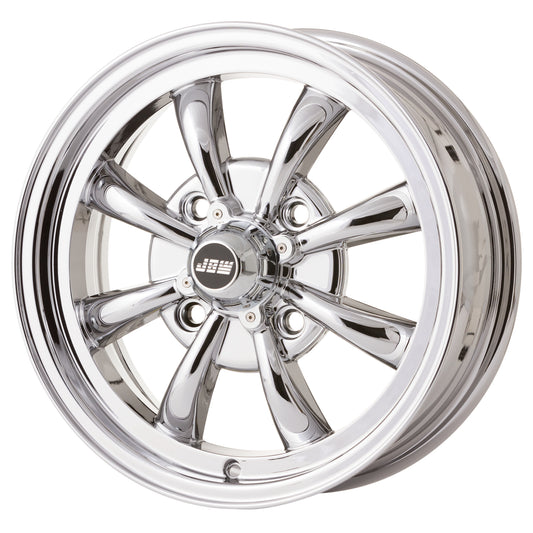 JBW AC8 15x5.5" 4x130 PCD ET+35 Chrome Alloy Wheel