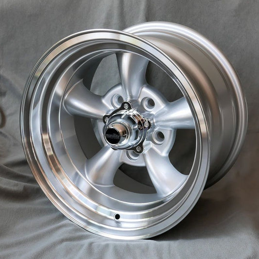 Maxilite Torque Thrust AR Style 15x9 5x114.3 PCD ET-12 SLV/DCUT Alloy Wheel
