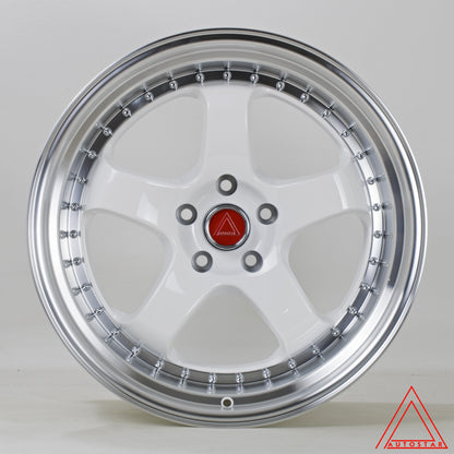Autostar GTR-5 19x10.5" 5x114.3 PCD ET+22 Powder White Alloy Wheel