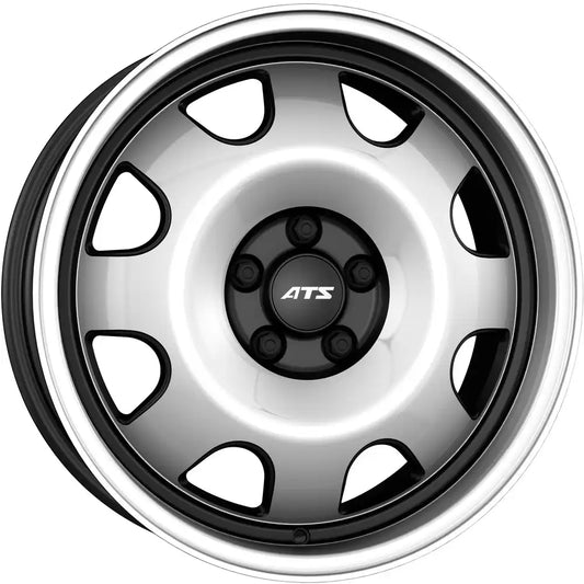 ATS CUP 15x7" 4x100 PCD ET+28 Diamond Black Polished Alloy Wheel