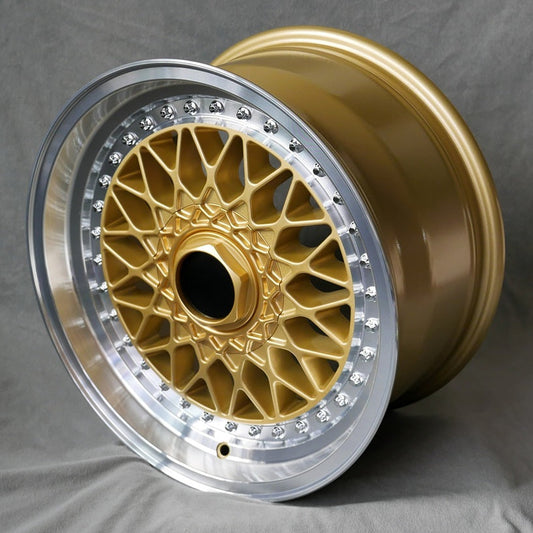 Maxilite BBS Super RS Style 16x8” 4x100 PCD ET+20 Gold/D-Cut Alloy Wheel