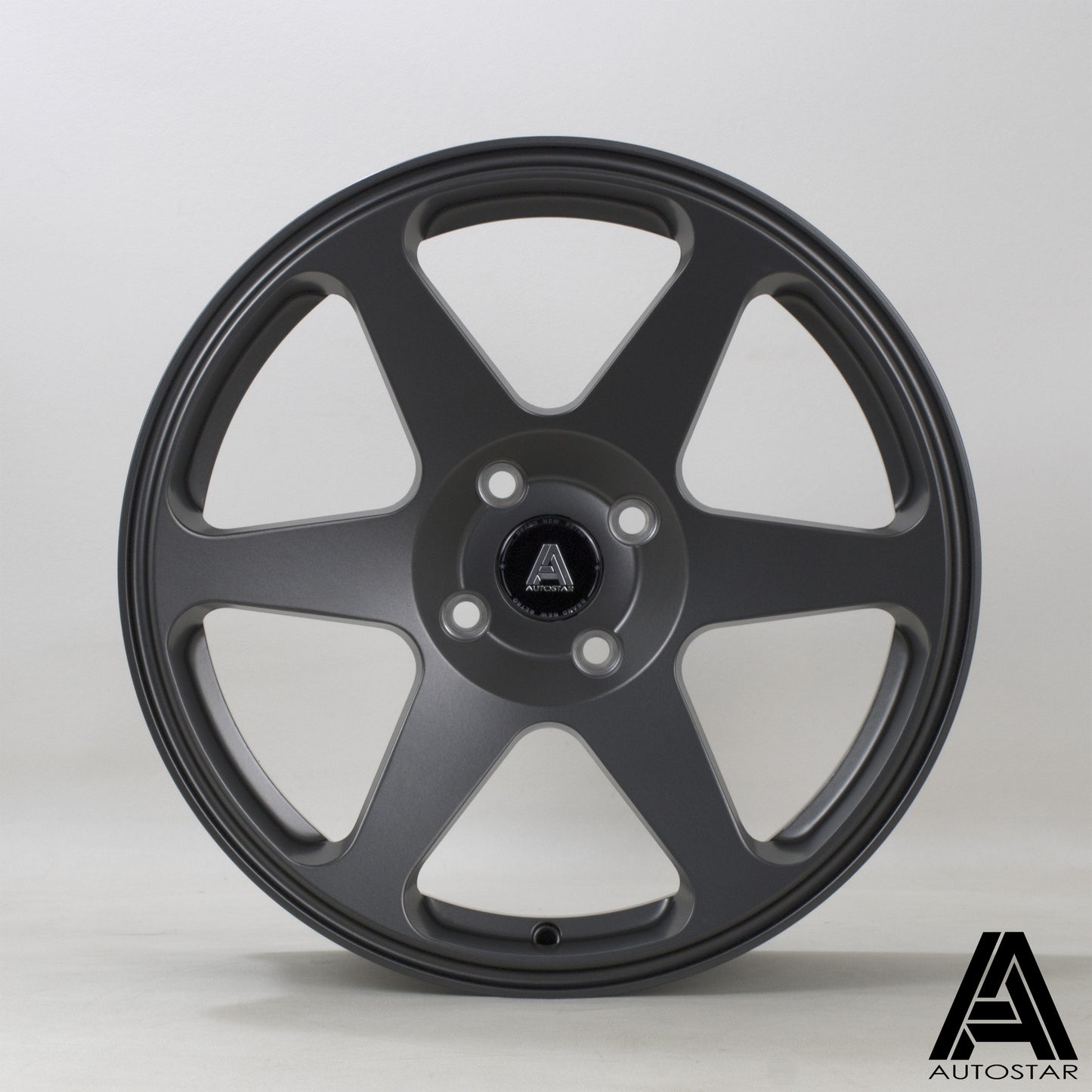 Autostar Chaser 17x8" 4x108 PCD ET+35 Matt Gunmetal Alloy Wheel