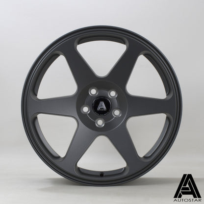 Autostar Chaser 17x8" 5x112 PCD ET+35 Matt Gunmetal Alloy Wheel