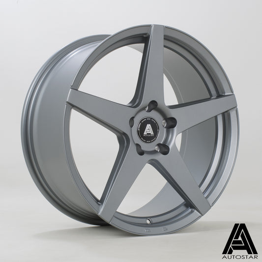 Autostar Chicane 19x8.5" 5x120 PCD ET+35 Matt Gunmetal Alloy Wheel