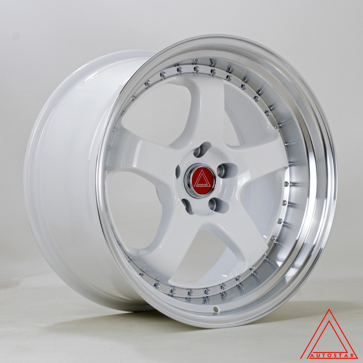 Autostar GTR-5 19x10.5" 5x114.3 PCD ET+22 Powder White Alloy Wheel