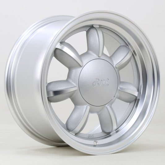 RML Daisy 15x8" 4x100 PCD ET+30 Silver/DCUT Alloy MX5 Wheel