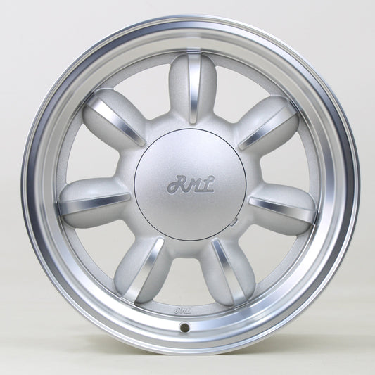 RML Daisy 15x8" 4x100 PCD ET+30 Silver/DCUT Alloy MX5 Wheel
