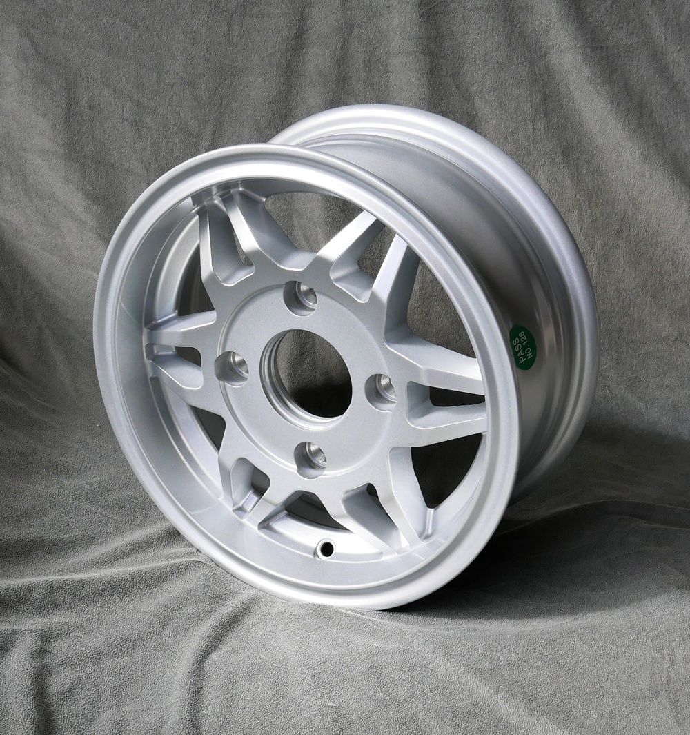 Maxilite KN Jupiter 13x5.5" 4x130 PCD ET+23 Silver Alloy Wheel
