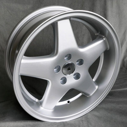 Maxilite Polaris Style 17x7" 5x108 PCD ET+20 Silver Alloy Wheel